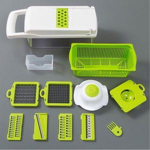 Professional Mandoline Dice Slicer Handheld Commercial Industrial Stainless Steel <b>Vegetable</b> Fruit <b>Chopper</b> 12 1 Onion PP - Product Image 4