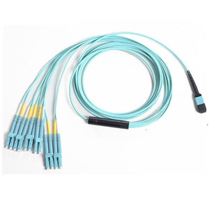 1m 3ft MPO nữ đến 6 <span class=keywords><strong>LC</strong></span> UPC <span class=keywords><strong>Duplex</strong></span> 12 sợi OM3 <span class=keywords><strong>50</strong></span> <span class=keywords><strong>125</strong></span> <span class=keywords><strong>Multimode</strong></span> HD bif Breakout Cáp loại một Elite LSZH Aqua - Product Image 5
