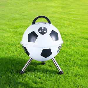 Nuovo Arrivo: Griglia per Barbecue a Forma di Pallone da <span class=keywords><strong>Calcio</strong></span> o Basket da 12 o 14 Pollici con Manico per Campeggio - Product Image 2