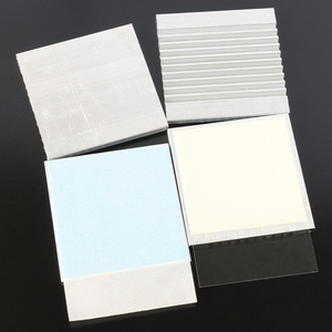 Ultradunne 37*37*<span class=keywords><strong>3</strong></span> aluminium koellichaam met gebroken profiel warmtegeleidend rubberen radiator voor moederbordchip-voedingsmodule - Product Image 3