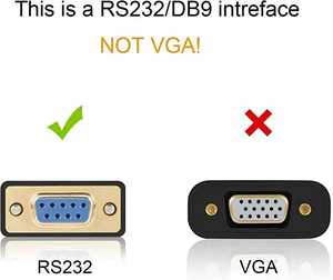 HUB Puerto Gigabit <span class=keywords><strong>Ethernet</strong></span> Negro USB a RS232 Puerto serie Línea de conversión de conexión DB9 Pin Macho - Product Image 4