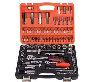 Chuyên nghiệp 94 cái trong trường hợp ổ cắm cờ lê tay công cụ thiết lập công cụ bảo trì - Product Image 1