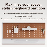 Poste de travail modulaire personnalisable pour 4 personnes avec panneau perforé et prises électriques pour mobilier de bureau moderne