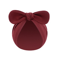 Turbantes para Bebés Recién Nacidos, Gorros 100% Algodón con Lazo, Gorro con Orejas de Conejo Coloridas, 6-18 Meses, Gorros para Niños Pequeños, Viajes y Deportes