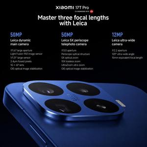 Nuevo Lanzamiento <span class=keywords><strong>Xiaomi</strong></span> 17T <span class=keywords><strong>Pro</strong></span> 12GB+512GB 6.83 Pulgadas <span class=keywords><strong>Xiaomi</strong></span> HyperOS 3 Dimensity 9500 Octa-Core <span class=keywords><strong>NFC</strong></span> 5G Teléfono Inteligente Celular <span class=keywords><strong>Xiaomi</strong></span> - Product Image 6