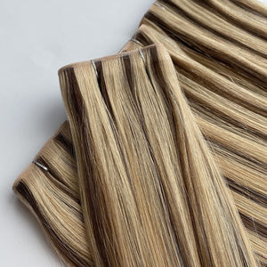 2026 Haiyi Hair Qualité Supérieure Trame <span class=keywords><strong>XO</strong></span> sans colle, sans ruban adhésif ni couture, peut être coupée, rangée de perles discrète - Product Image 3