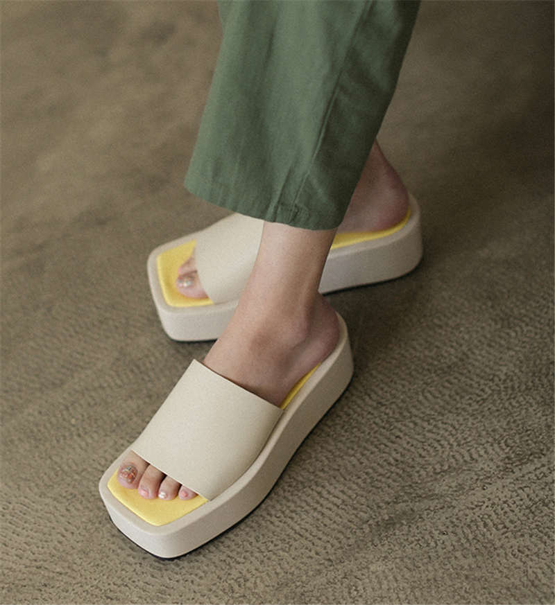 Summer Outdoor Women Slippers Sandals Platform Slip-on Eva Sole Slide Sandals Shoes