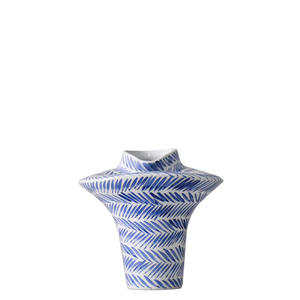 중국식 창의적인 청화백자 도자기 예술 화병, 현대적인 고급 꽃꽂이 수경 장식품 - Product Image 6