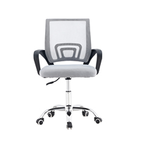 Échantillon Gratuit Chaises de Bureau Abordables Sillas Para Oficina Chaise de Bureau Ergonomique Pivotante en Maille pour Visiteur et Manager