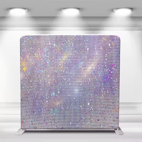 Photo Booth Backdrop Polyester Recyclable UV-Proof High Resolution Backdrop Display for Events Weddings Graduations