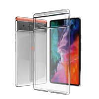 Nouvelle coque de téléphone portable fine en acrylique transparent TPU hybride, coque de protection pour Google Pixel 6 5 4A 4XL 3A
