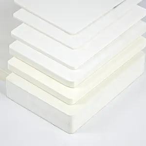 Ucuz fiyat bükülebilir plastik beyaz genişletilmiş PVC köpük levha