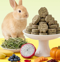 Friandises pour lapins, biscuits au foin pour chinchillas et cochons d'Inde, blocs de foin interactifs pour la dentition et l'enrichissement, nutritifs, personnalisables