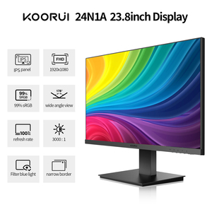 Koorui <span class=keywords><strong>Promotion</strong></span> Moniteur d'ordinateur professionnel <span class=keywords><strong>24</strong></span> <span class=keywords><strong>pouces</strong></span> Écran VA <span class=keywords><strong>PC</strong></span> de bureau mini 2K blanc écran d'ordinateur - Product Image 3