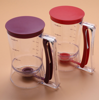 Séparateur de pâte PP, distributeur de cupcakes, entonnoir verseur manuel, tasse doseuse, outil de pâtisserie