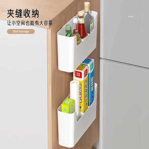 Estante de almacenamiento para puerta de armario de cocina, organizador de plástico montado en la pared para cocina con dos capas, sin necesidad de taladrar - Product Image 4