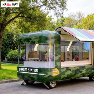 Carrito de Comida Remolcable de Acero Inoxidable Resistente a la Corrosión, Remolque Móvil para Venta de Snacks y Comida, Personalizable - Product Image 5