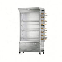 Four à rôtir rotatif professionnel de grande capacité pour poulet, au gaz ou au charbon de bois, pour restaurant commercial