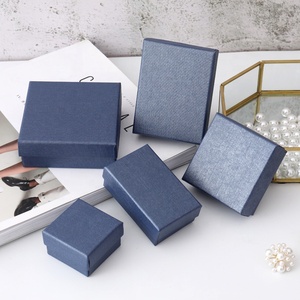 Custom Small Cardboard Kraft Paper <strong>Box</strong> with Foam Luxury Necklace Ring <strong>Earring</strong> Jewelry <strong>Gift</strong> Packing Boxes - Product Image 2