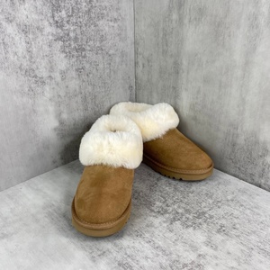 Botas de Invierno Uggs Originales, Modernas, Unisex, Hechas a Medida, con Aislamiento Térmico, Parte Superior de Lana y Algodón, Entresuela de Felpa, Altura hasta el Tobillo - Product Image 1