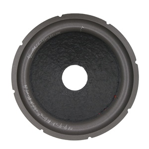 Conos de Papel para Altavoces de 12 Pulgadas de Alta Calidad OEM ODM, Borde de Espuma para Audio Profesional, Cono de Papel Negro Prensado o Sin Prensar - Product Image 2