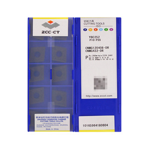 ZCC-CT Original CNC Lathe Turning Tools CNMG Series Carbide Insert untuk Pemrosesan Bagian Baja CNMG120412-<span class=keywords><strong>DR</strong></span> YBC252 Inserts OEM - Product Image 3