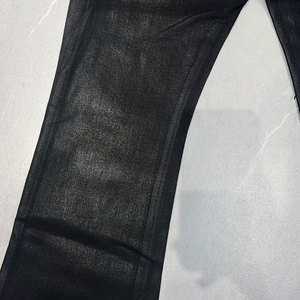 <span class=keywords><strong>Jeans</strong></span> Neri Effetto Cerato a Zampa d'Elefante di Alta Qualità, Pronta Consegna e Spedizione Rapida - Product Image 6
