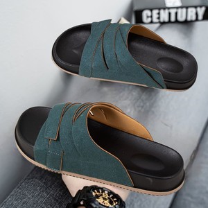 Tongs <span class=keywords><strong>Homme</strong></span> Élégantes Chaussures de Plage Sandales en PVC Nouvelle Collection Été 2025 Légères <span class=keywords><strong>Luxe</strong></span> Antidérapantes Respirantes Séchage Rapide Décontractées - Product Image 1