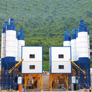 Planta Mezcladora de Concreto HZS120 con Tecnología de Última Generación, 120m3/h, Línea de Producción de Casas Modulares de Concreto Prefabricado - Product Image 1