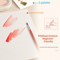 Cuaderno de Dibujo de Acuarela de Primera Calidad con Encuadernación en Espiral, Papel Grueso de 160 g/m², 40 Hojas, Cuaderno de Dibujo Artístico para Estudiantes de Pintura
