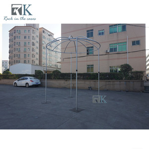 โครงเหล็กตกแต่งงานแต่งงานแบบถอดประกอบได้ รุ่น RK Modern Metal Pipe Frame สำหรับฉากหลังงานอีเว้นท์ - Product Image 2