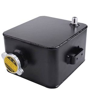Aluminum Alloy Coolant Expansion Tank 2.5L With Cap For Car Modification Universal Fit - Product Image 2