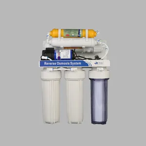 6 aşamalı ters osmosis su filtresi sistemi 1/5 ''içme suyu filtresi sistemi
