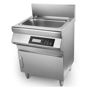 Friteuse professionnelle de type armoire 3,5 kW/5 kW à commande par capteur, grande capacité 35 L, robuste pour poulet frit, cuisine et restaurant AM - Product Image 5