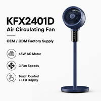 Nouvel Arrivage 2026 – Ventilateur de Circulation d'Air Esthétique et Élégant en Plastique Étanche pour Extérieur, Garage, Patio, Jardin