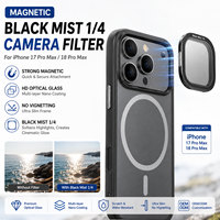 Étui magnétique pour téléphone GiAi K1 MagiFilter avec support de filtre pour objectif d'appareil photo pour 16 Pro Max CPL UV ND 6X Star Black Mist Protection