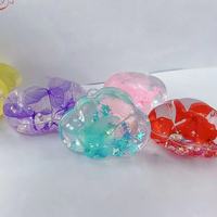 Porte-clés pendentif style dessin animé personnalisé porte-clés sac à dos en plastique transparent acrylique liquide Quicksand imprimé UV