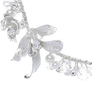 <span class=keywords><strong>Diademas</strong></span> <span class=keywords><strong>Hechas</strong></span> <span class=keywords><strong>a</strong></span> <span class=keywords><strong>Mano</strong></span> para Mujer con Cristales de Estrás y Perlas, Accesorios para Bodas - Product Image 6