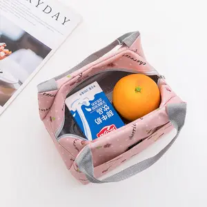 Custom Fashion Lunch Insulated Cooler Bag Kids Lunch Box Bag For Work Travel Picnic Cooler Office Lunch Bag