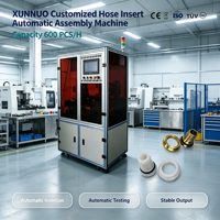 Machine d'assemblage automatique de flexibles haute précision XUNNUO, entraînée par un moteur PLC, personnalisable