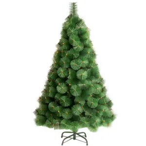 Hoge Dichtheid Bicolourable Bloei Dennennaalden Kunstmatige Kerstboom