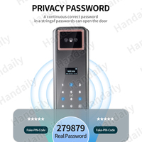 Caméra de sécurité TUYA WIFI vidéo numérique empreinte digitale serrure de porte intelligente reconnaissance faciale Cerradura Inteligente serrure pour la maison