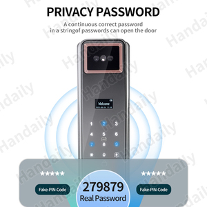 Camera an ninh tuya Wifi Video Kỹ Thuật Số vân tay thông minh khóa cửa nhận dạng khuôn mặt cerradura inteligente khóa cho nhà - Product Image 3