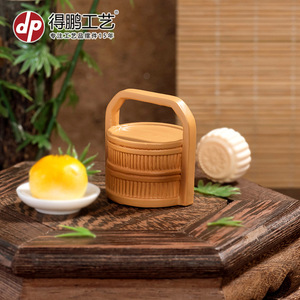 Dp <b>Miniature</b> Resin Food Box Basket Round Home Decoration Artistic Craft Desktop Ornament - Product Image 2