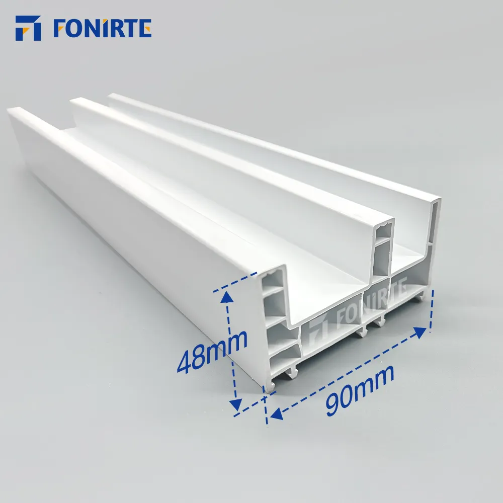 Perfil de PVC UPVC OEM de alto estándar para marco de ventana y puerta Venta caliente precio bajo plástico PVC/upvc ventanas y puertas