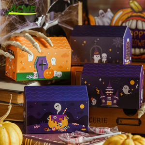 Hot Bán Quan Tài hộp giấy sáng tạo kẹo điều trị hộp tái chế đóng gói biểu tượng tùy chỉnh các tông Quan Tài Hình dạng hộp cho Halloween - Product Image 6