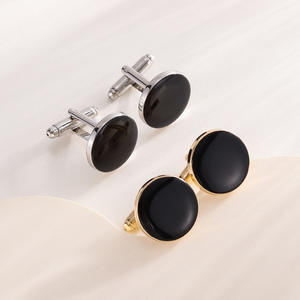 High Quality Custom Engraved Men's Vintage Cufflinks Fashion Jewelry Cufflinks Gift Men's Wedding - Product Image 3