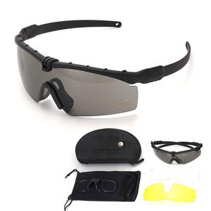 タクティカルグラスCS防爆耐衝撃ゴーグル偏光レンズスリーピースセットスミス - Product Image 2