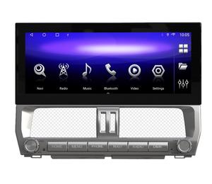 Reproductor de DVD Multimedia con Radio para coche Android de 12,3 pulgadas para Toyota Land Cruiser Prado 2017 - 2022 unidad principal de navegación GPS Carplay - Product Image 1