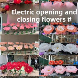 Flores artificiales eléctricas activadas por sensor automático, movimiento de apertura y cierre simulado para decoración de hogar u oficina - Product Image 5